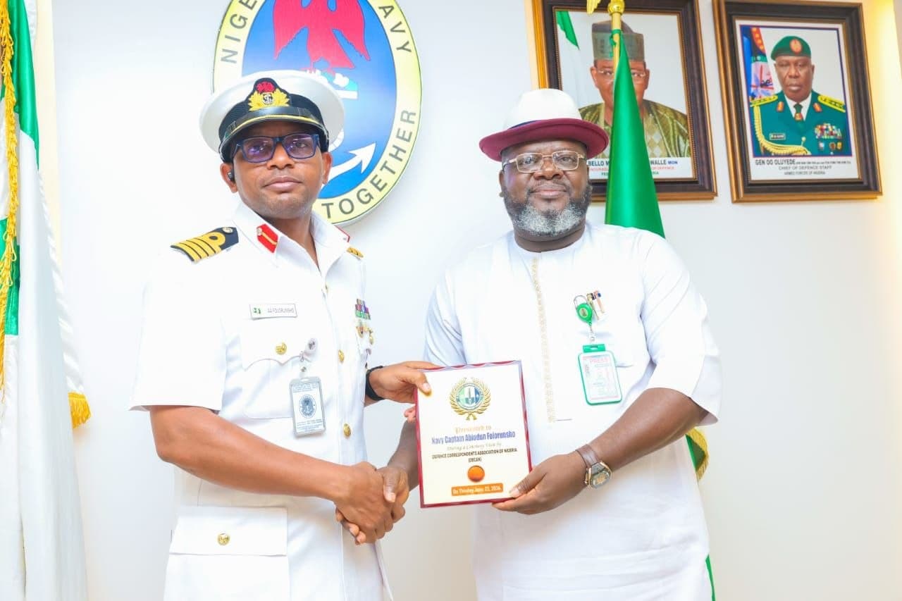 Odita Sunday, President, Defence Correspondents Association of Nigeria