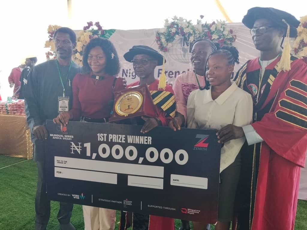 Abia Varsity student emerges overall best at French Village, bags scholarship, N300,000