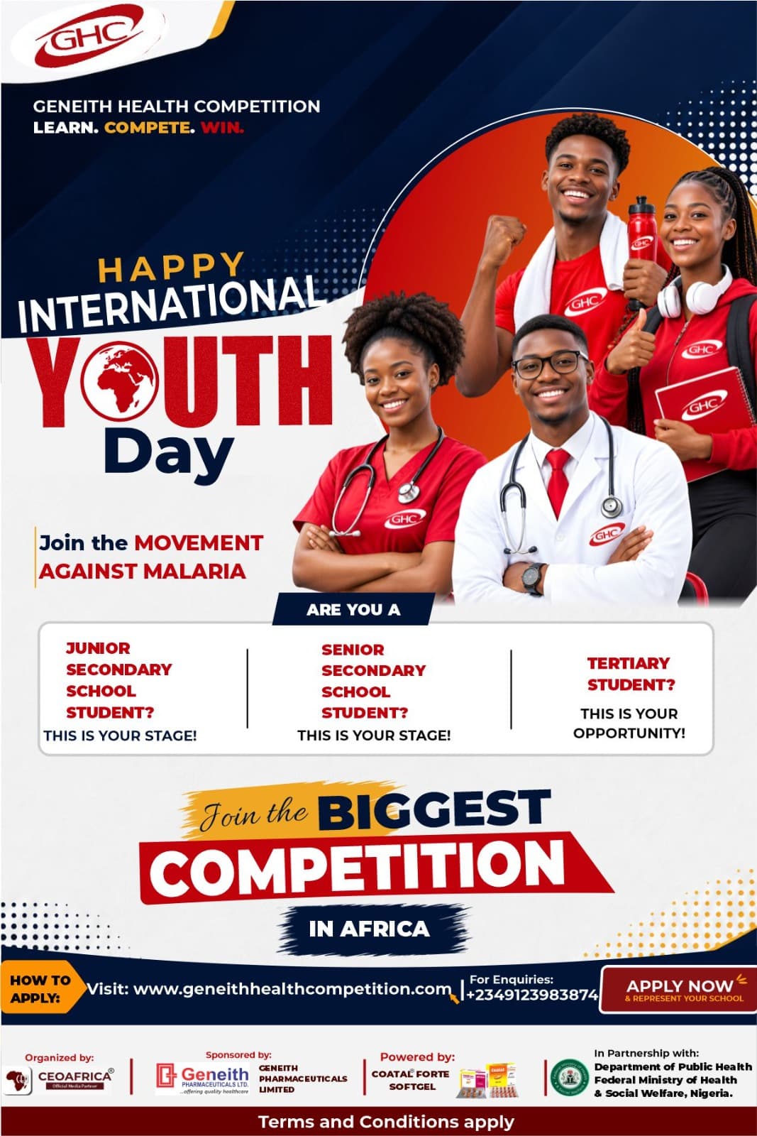 International Youth Day: Malaria fight: GHC positions Nigerian students as community health advocates